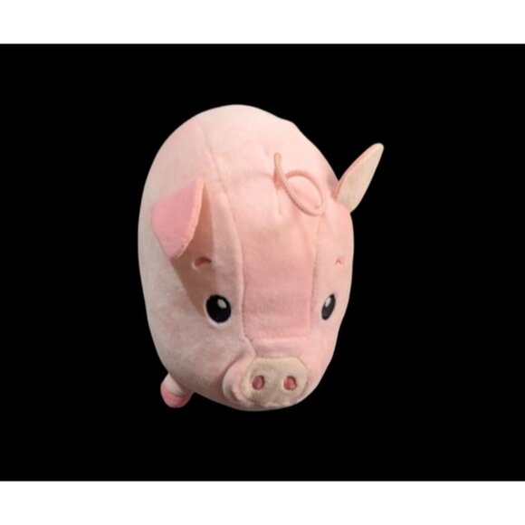 Fiesta Plush Pig Stuffed Animal 6" Pink Adorable Stitched Eyes Vernon CA Toy - Picture 1 of 7